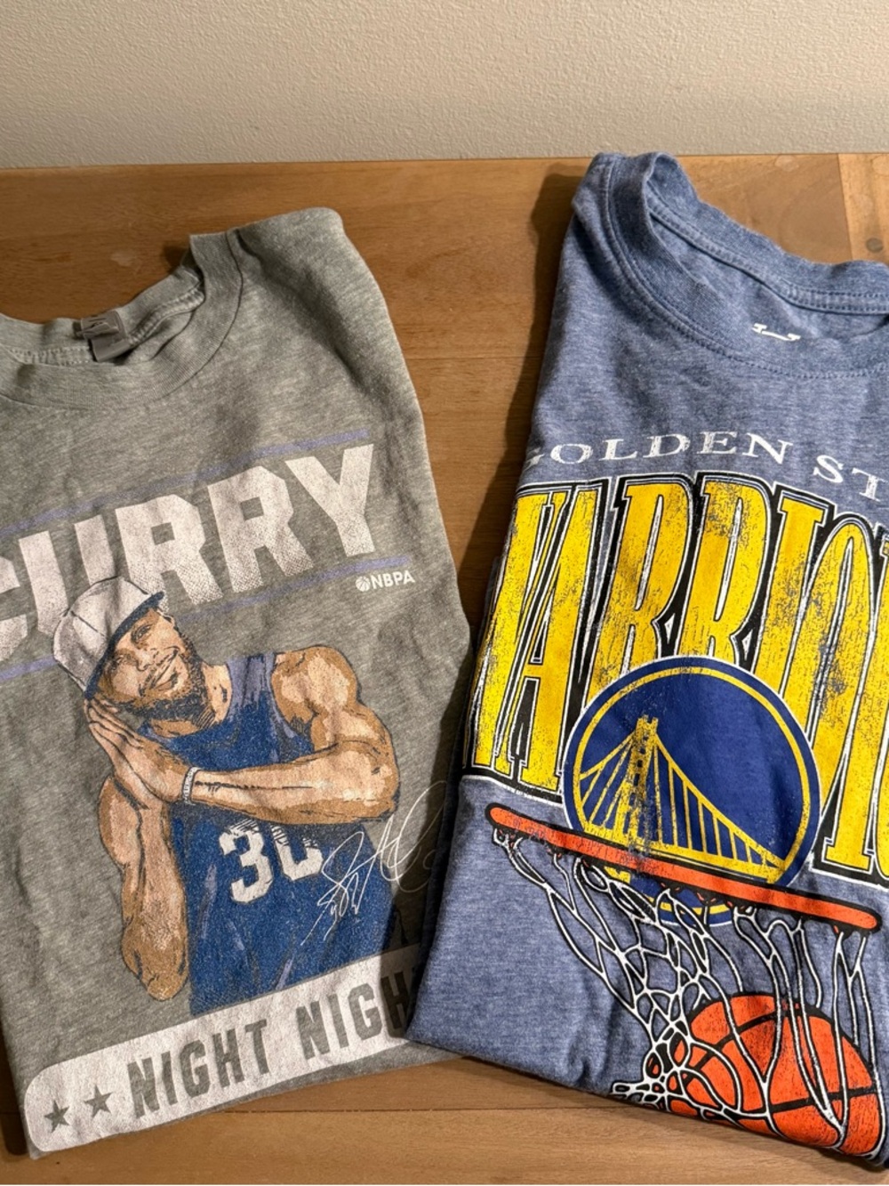 Golden State Warriors Kids Graphic Tee Shirt Bundle - size L